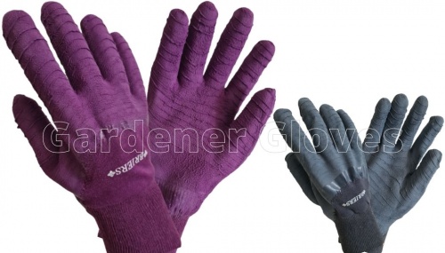 Briers Multi-Grip All Rounder Berry & Navy Lightweight Unisex Gardening Gloves